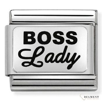 Nomination - Link 925 Silver 'BOSS LADY' 330109 35 biżuteria nomination nomination zawieszki nomination baza.jpg
